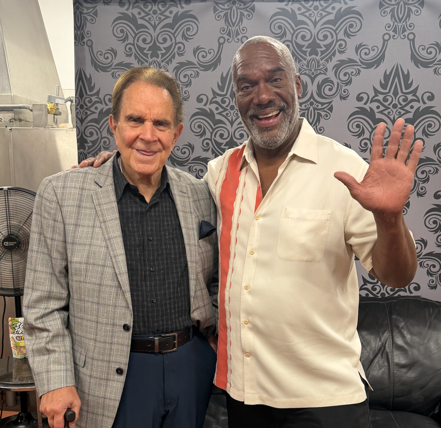 Timm Michaels with the legendary Rich Little
